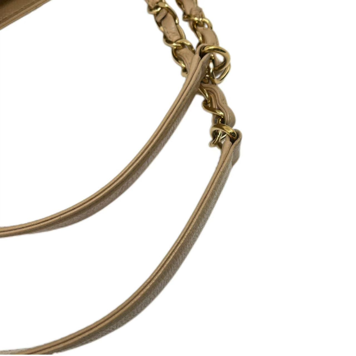 Chanel Beige Calfskin Grand Shopping Tote Bag