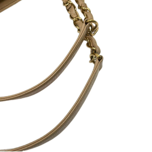 Chanel Beige Calfskin Grand Shopping Tote Bag