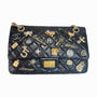 Chanel Black Quilted Leather Lucky Charms Classic Bag