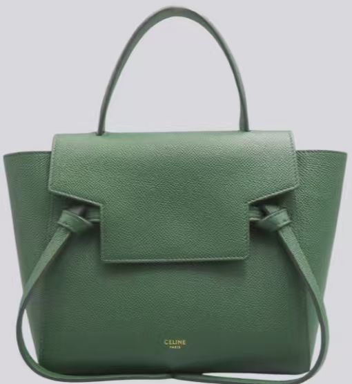 CELINE Grained Calfskin Belt Bag