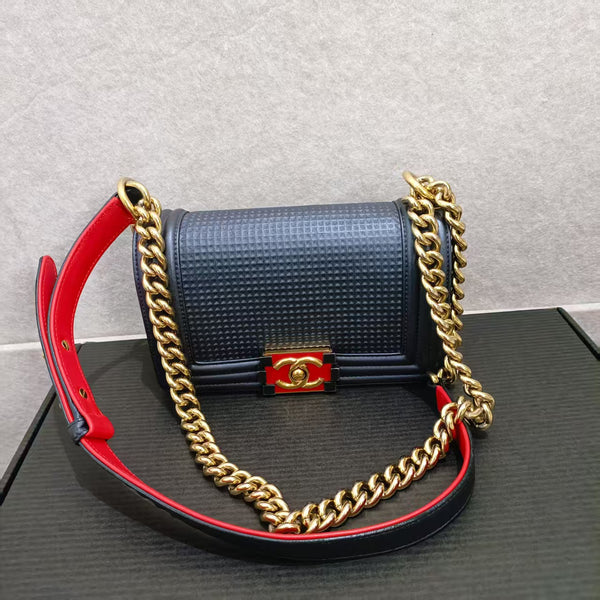 Chanel small navy blue