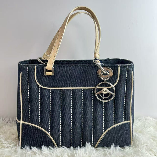 Lady Dior Cloth Tote Dior Multicolour in Cloth