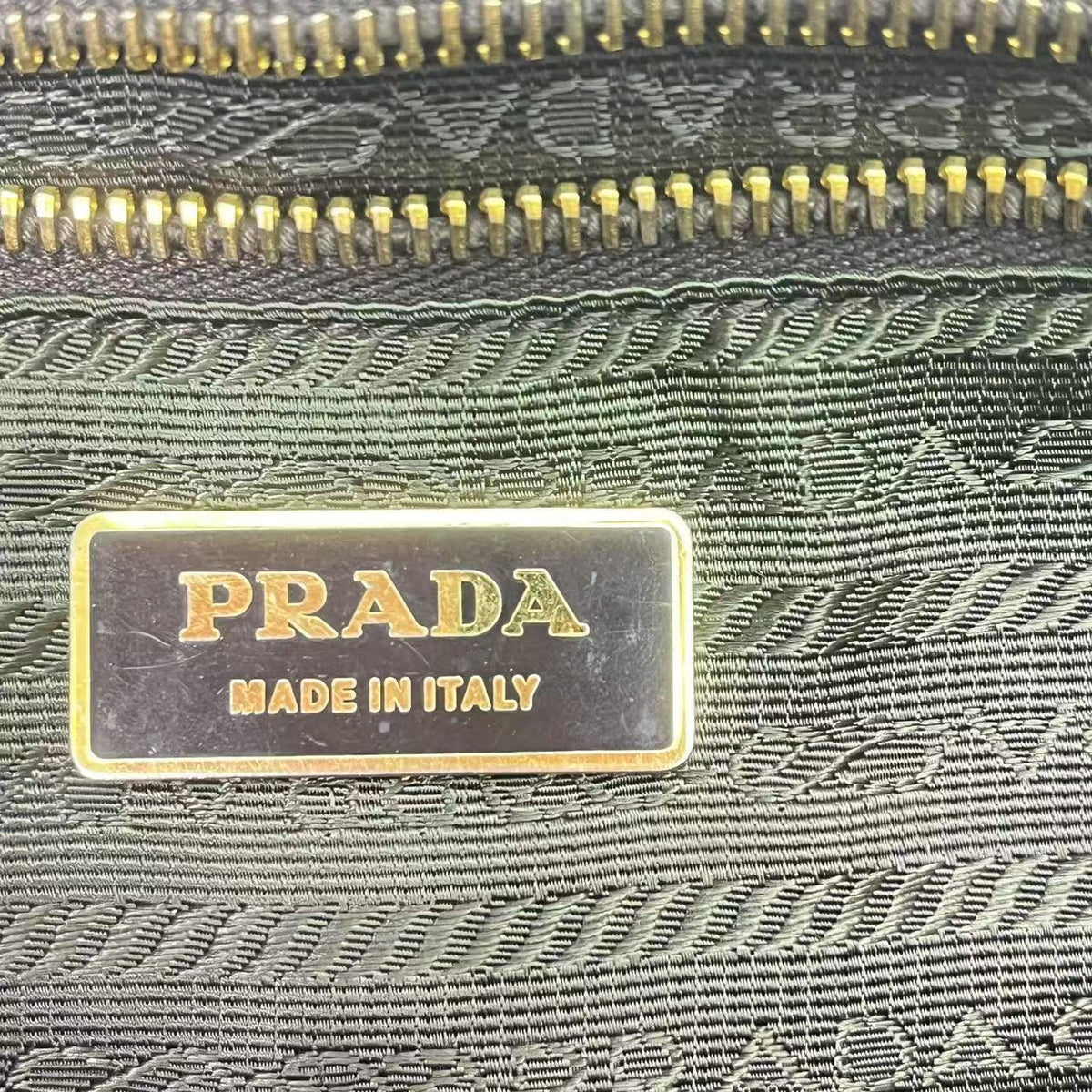 Brown Prada Vintage Hobo Bag