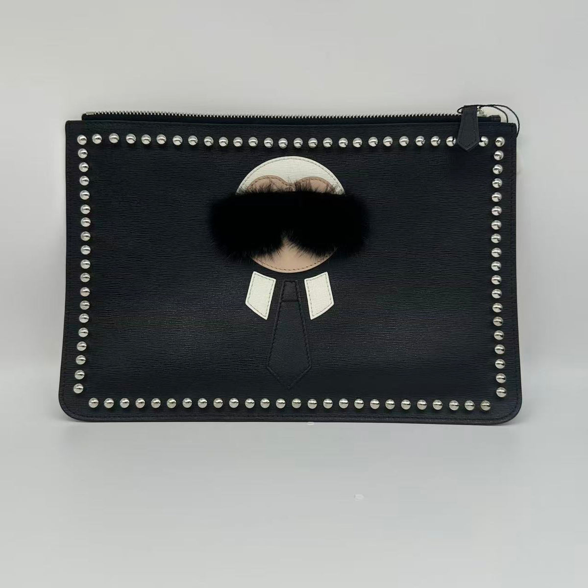 Fendi Karlito Studded Pouch
