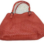 Bottega Veneta Burgundy Intrecciato Leather Large Tote