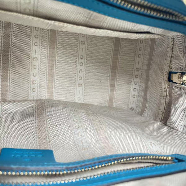 Gucci Blue Boston Bag