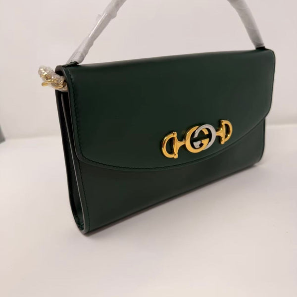 GUCCI Interlocking G Horsebit Zumi  Shoulder Bag