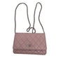 Chanel Pink Quilted Leather WOC Clutch Bag