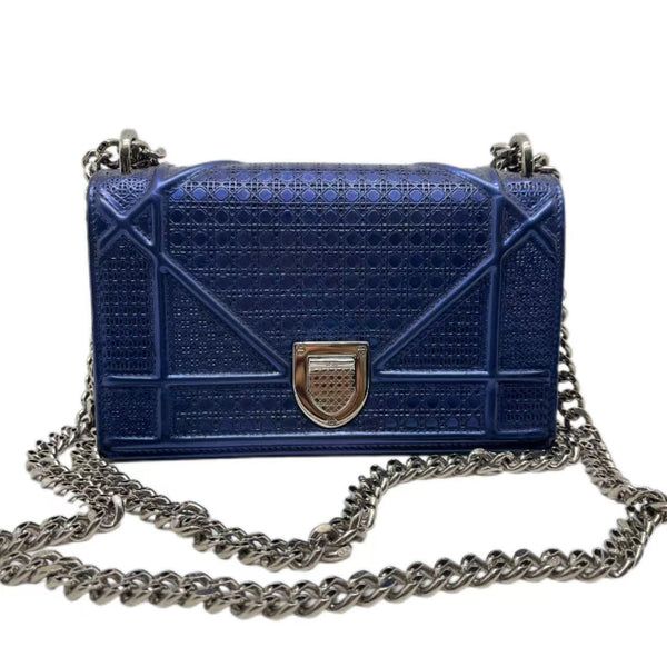 Blue Dior Cross Body Bag