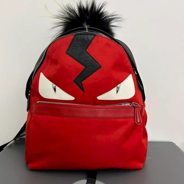 Fendi red backpack