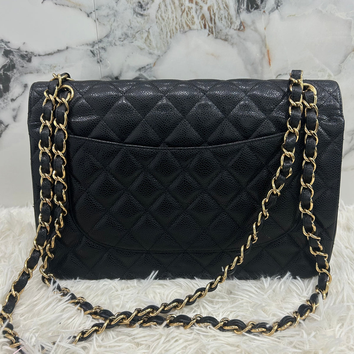 Chanel Jumbo Caviar Double Flap