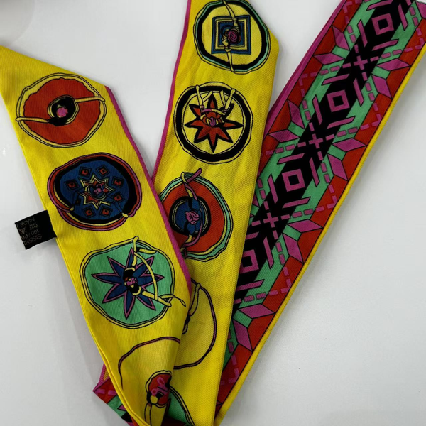 Hermès Belles du Mexique SilkTwilly Scarf