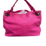 Bottega Veneta Pink Intrecciato Woven Nappa Leather Tote Bag