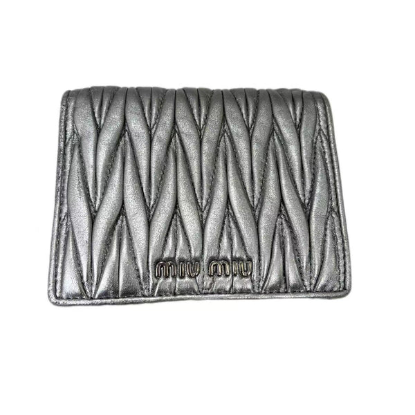 Miumiu Silvery Wallet