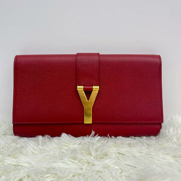 Red Ysl Clutch