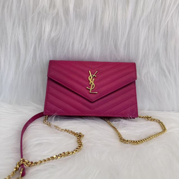 Yves Saint Laurent Purple Chain Bag