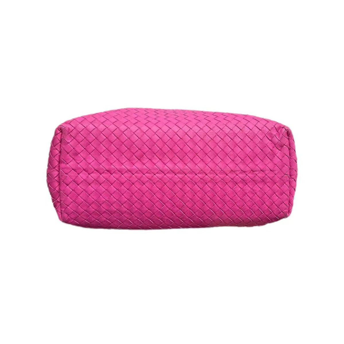 Bottega Veneta Pink Intrecciato Woven Nappa Leather Tote Bag