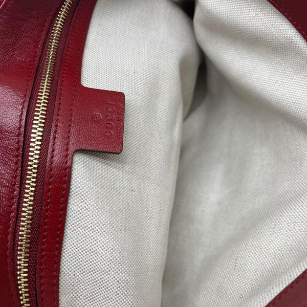 GUCCI Horsebit 1955 Crochet And Knit Cross-Body Bag