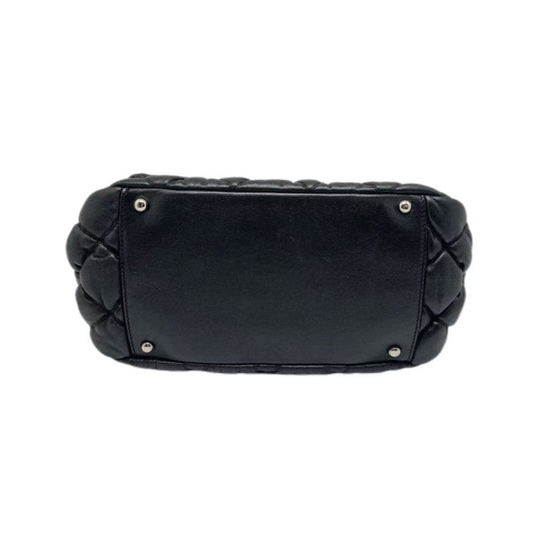 Chanel Black Quilted Bubble Flap Bag