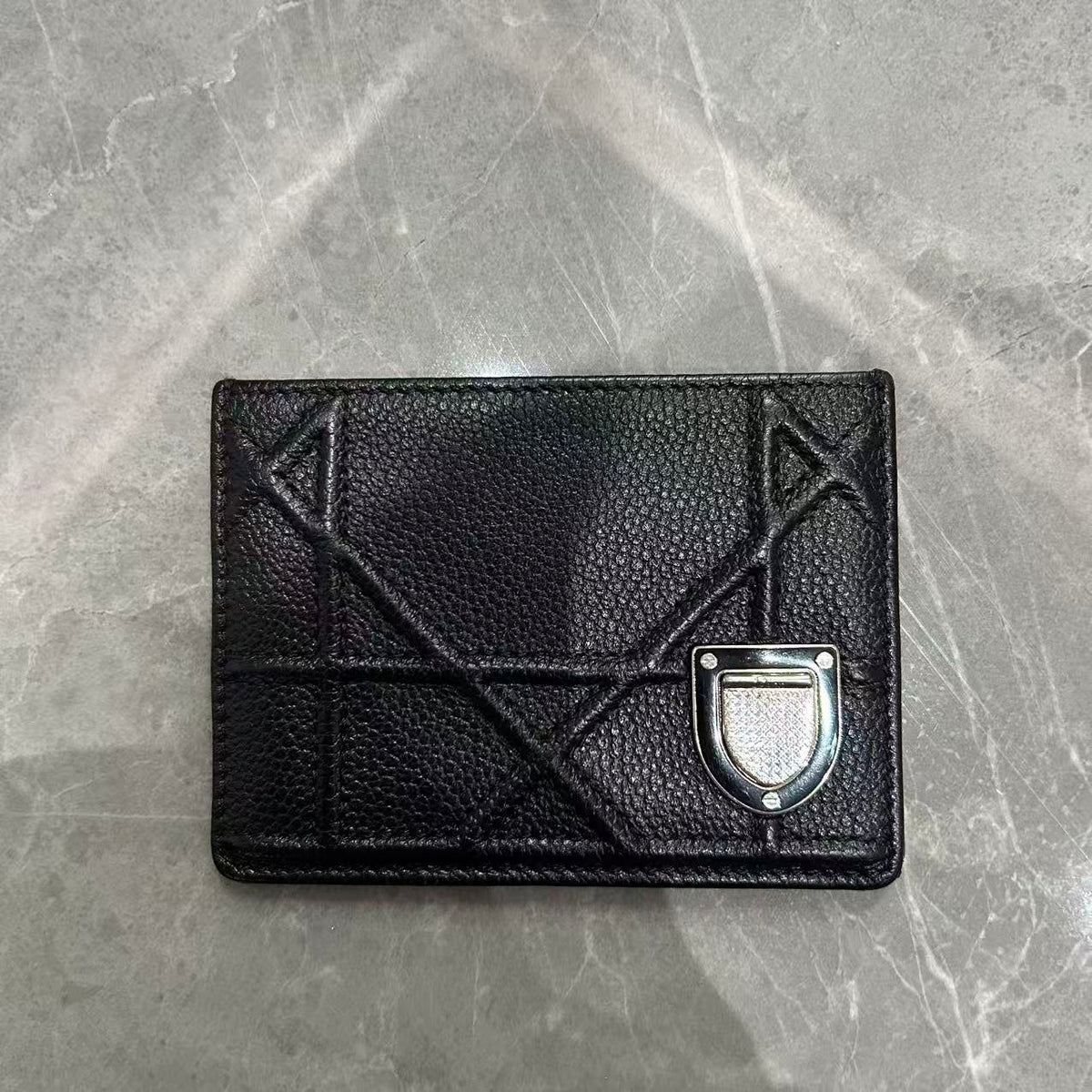 Dior mini wallet black