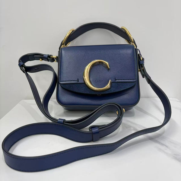 Chloe Mini C Gold Crossbody Bag