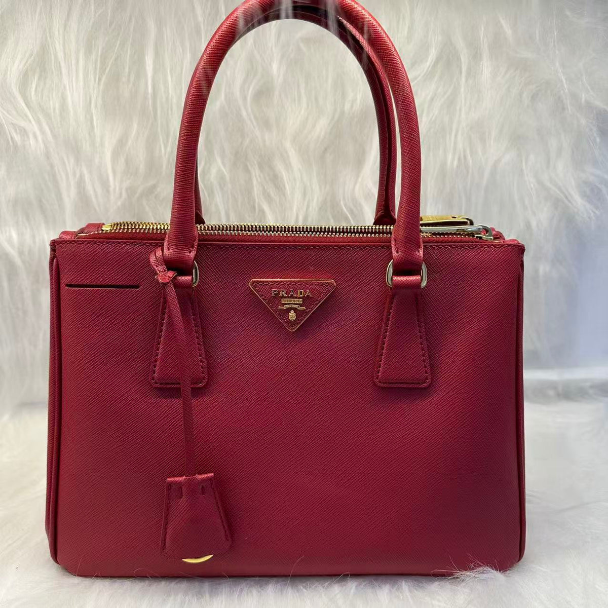 Prada Tote In Red