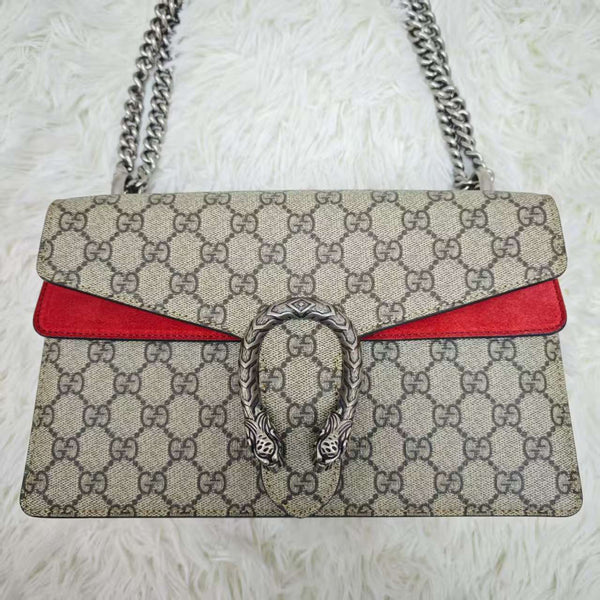 Gucci Dionysus Small GG Supreme Shoulder Bag