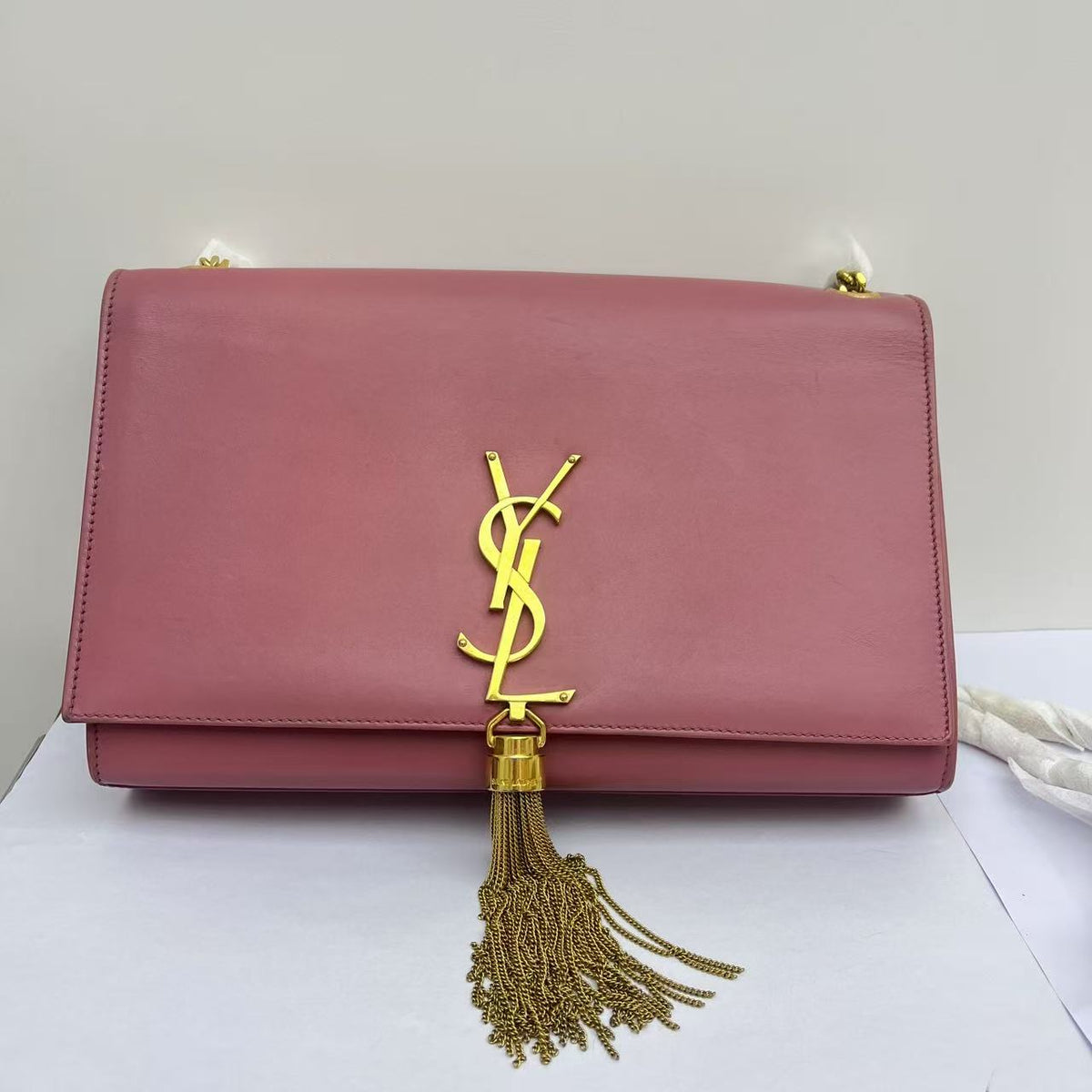 Pink YSL Cross Body Bag