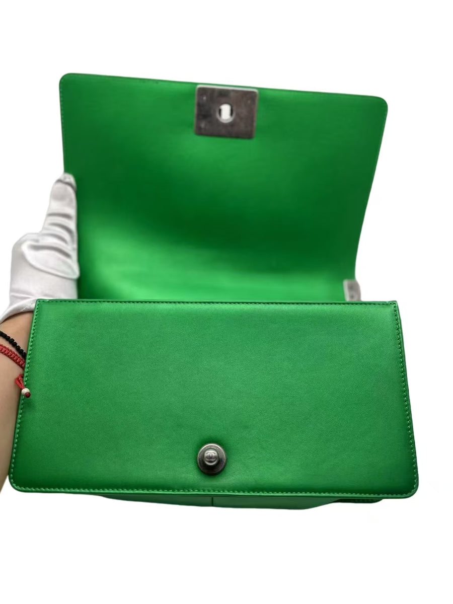 Boy Chanel Handbags Green