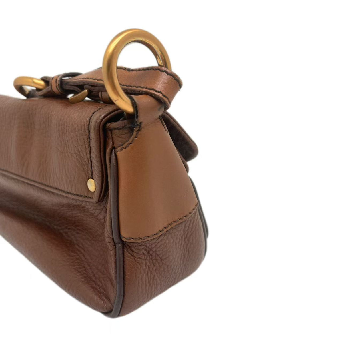 Brown Prada Vintage Hobo Bag