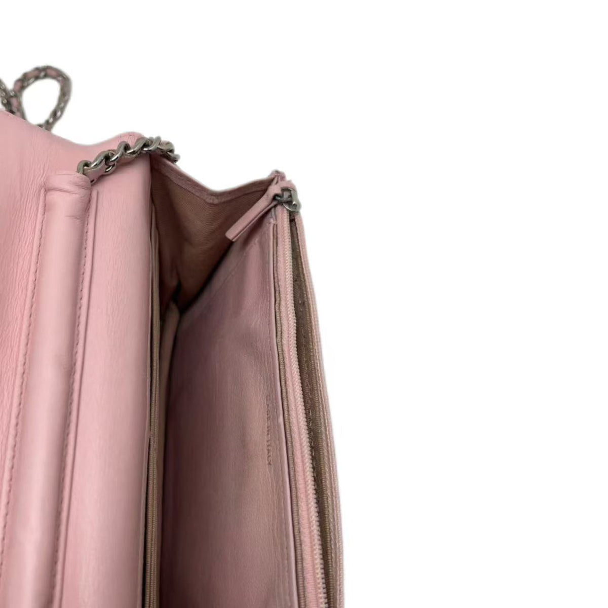 Chanel Pink Quilted Leather WOC Clutch Bag