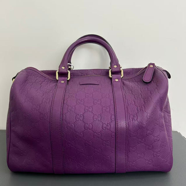 GUCCl Guccissima Medium Joy Boston Purple