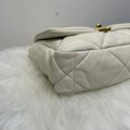 Authentic Chanel 19 Top Handle Crossbody Bag Purse