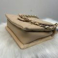Chanel Dark Beige Lambskin Gold Hardware Bag