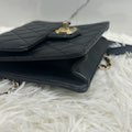 Chanel Black Bag Pearl Detail