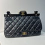 Chanel Black Reissue 2.55 Hanger Flap Bag