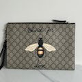 GUCCI Clutch Bag Logo Print Sherry Line